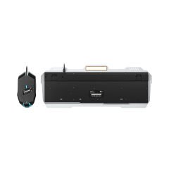 Lenovo Lecoo CM107 Kablolu Oyuncu Klavye Mouse Seti - Rainbow Aydınlatmalı - Siyah