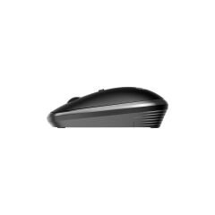 Lenovo Lecoo WS209 Siyah Şarjlı Sessiz Ergonomik Optik Kablosuz Mouse - 6 Tuşlu 1600DPI Çift Modlu
