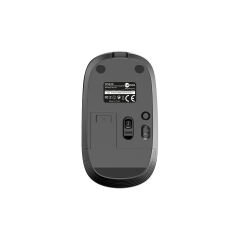Lenovo Lecoo WS209 Siyah Şarjlı Sessiz Ergonomik Optik Kablosuz Mouse - 6 Tuşlu 1600DPI Çift Modlu