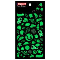 Bigpoint Sticker Fosforlu Evren 15'li Paket