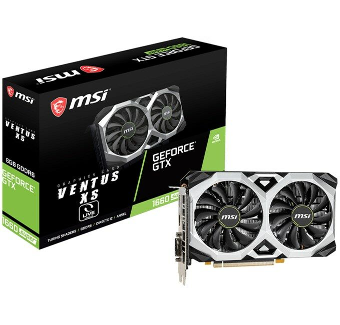 MSI GeForce GTX 1660 6GB Süper Ventus XS GDDR6