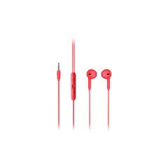 Lenovo Lecoo EH104 Kablolu 3.5mm Jacklı Kulak İçi Mikrofonlu Kulaklık Kırmızı