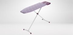 Gazzella Handy Board Ütü Masası - SM GZM 700 HB - 36x110 cm Geniş Ütüleme Alanı, Katlanabilir, Paslanmaz Gövde, Mor Kumaş