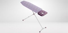 Gazzella Handy Board Ütü Masası - SM GZM 700 HB - 36x110 cm Geniş Ütüleme Alanı, Katlanabilir, Paslanmaz Gövde, Mor Kumaş