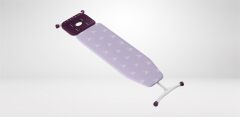 Gazzella Handy Board Ütü Masası - SM GZM 700 HB - 36x110 cm Geniş Ütüleme Alanı, Katlanabilir, Paslanmaz Gövde, Mor Kumaş