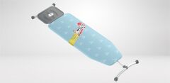 Gazzella Duty Standart Ütü Masası - SM GZM 800 DS - Geniş 41x115 cm Ütüleme Alanı, Katlanabilir, Paslanmaz Gövde, Buz Mavisi Kumaş