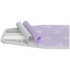 Gazzella SY STX 3285 H Ütü Masası Kılıfı - Lila, Keçeli, Isıya Dayanıklı 135x50 cm