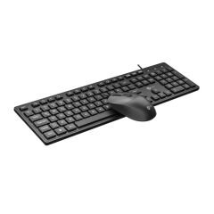 Lenovo Lecoo CM102 USB Kablolu Türkçe Q Klavye & Mouse Seti Siyah