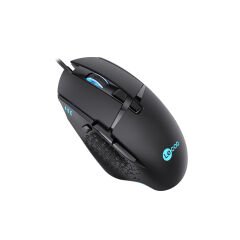 Lenovo Lecoo MG1101 RGB Optik Kablolu LED Aydınlatmalı 6400DPI 8 Tuşlu Oyuncu Mouse Siyah