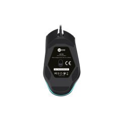 Lenovo Lecoo MG1101 RGB Optik Kablolu LED Aydınlatmalı 6400DPI 8 Tuşlu Oyuncu Mouse Siyah