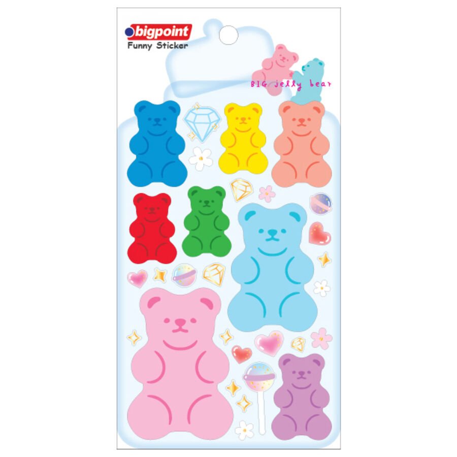 Bigpoint Sticker Büyük Jole Ayıları 15'li Paket