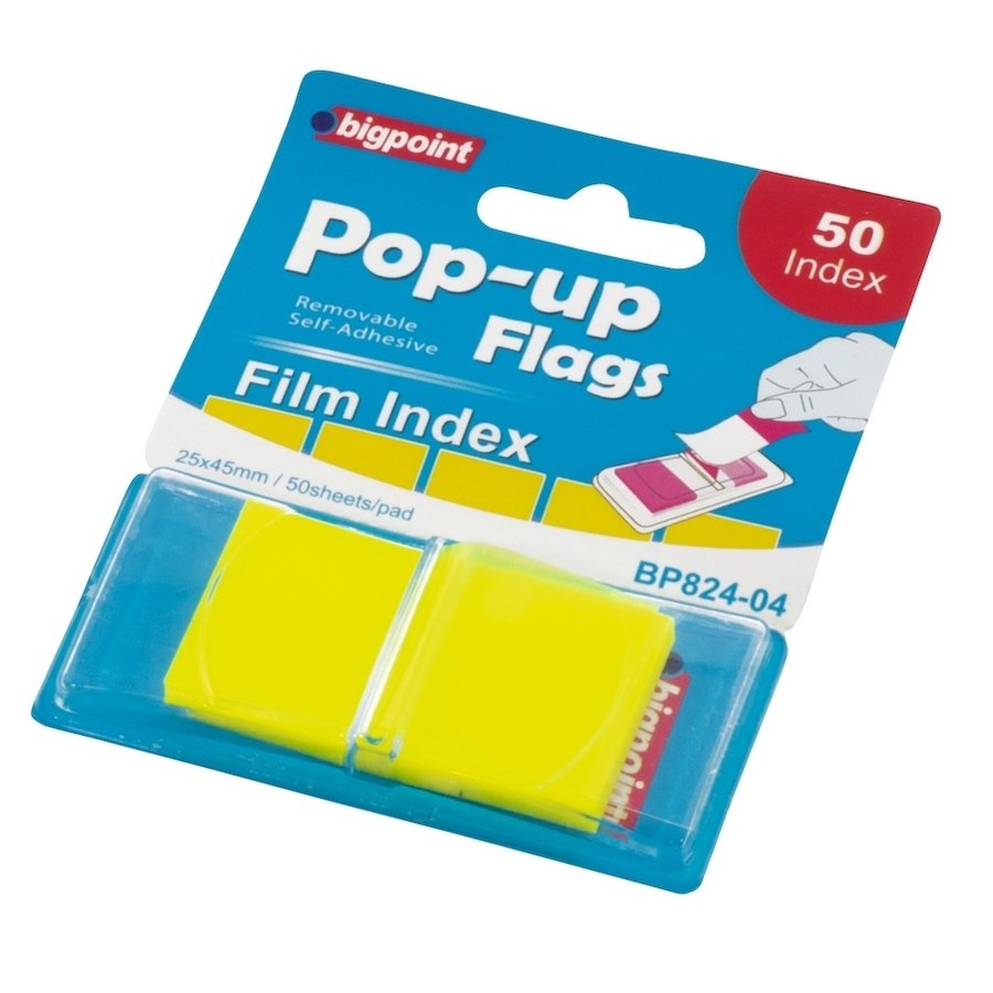 Bigpoint Pop-up Film Index Tekli Sarı 24'lü Paket