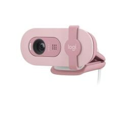 Logitech Brio 100 Pembe Full HD 1080P Mikrofonlu Webcam 960-001623