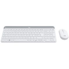 Logitech MK470 İnce Kablosuz Klavye Mouse Seti Beyaz 920-009436