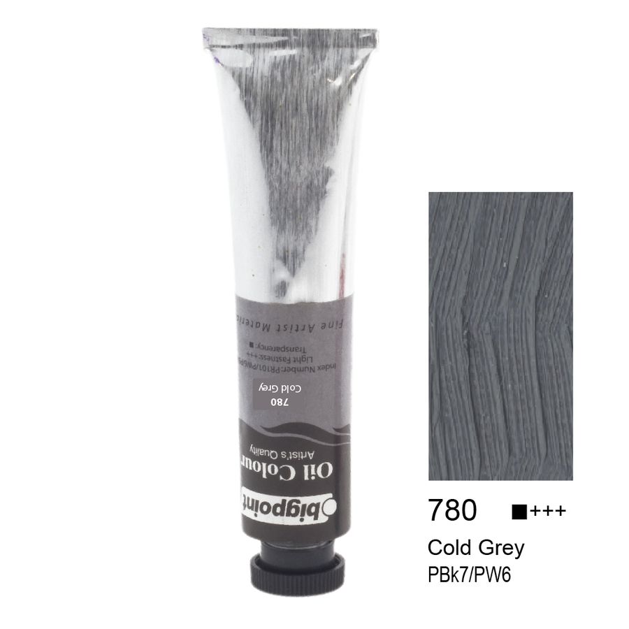 Bigpoint Yağlı Boya 45 ml Cold Grey 780 6'lı Kutu