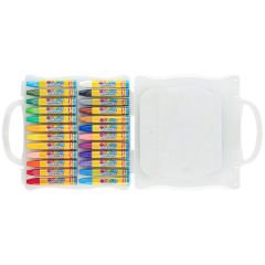 Bigpoint Pastel Boya 24 Renk - Şeffaf Çantalı x 3 Kutu