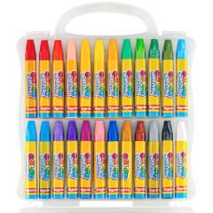 Bigpoint Pastel Boya 24 Renk - Şeffaf Çantalı x 3 Kutu