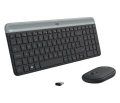 Logitech MK470 İnce Kablosuz Klavye Mouse Seti Siyah 920-009435