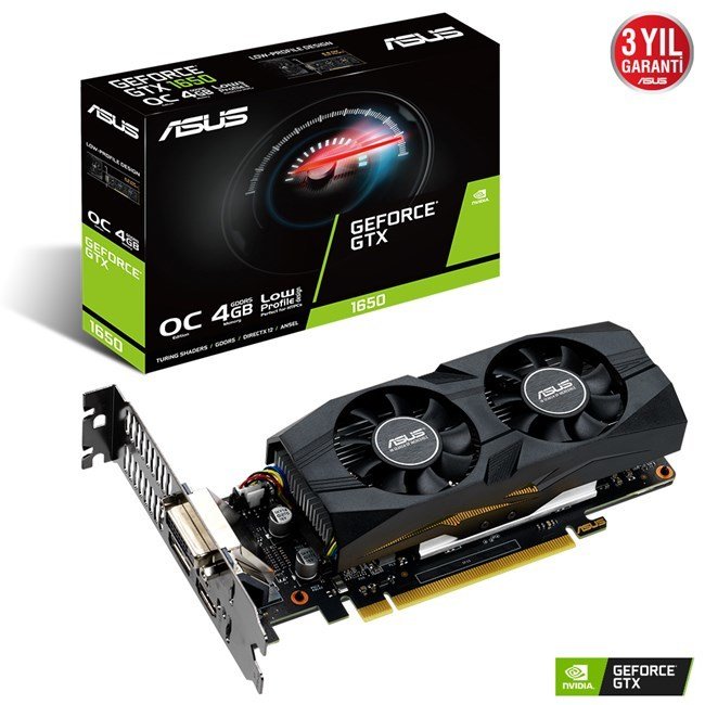 Asus GeForce GTX 1650 4GB OC GDDR5 128Bit