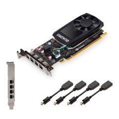 Pny Quadro P620 2GB GDDR5 128B 4mDp(mDP to DP)