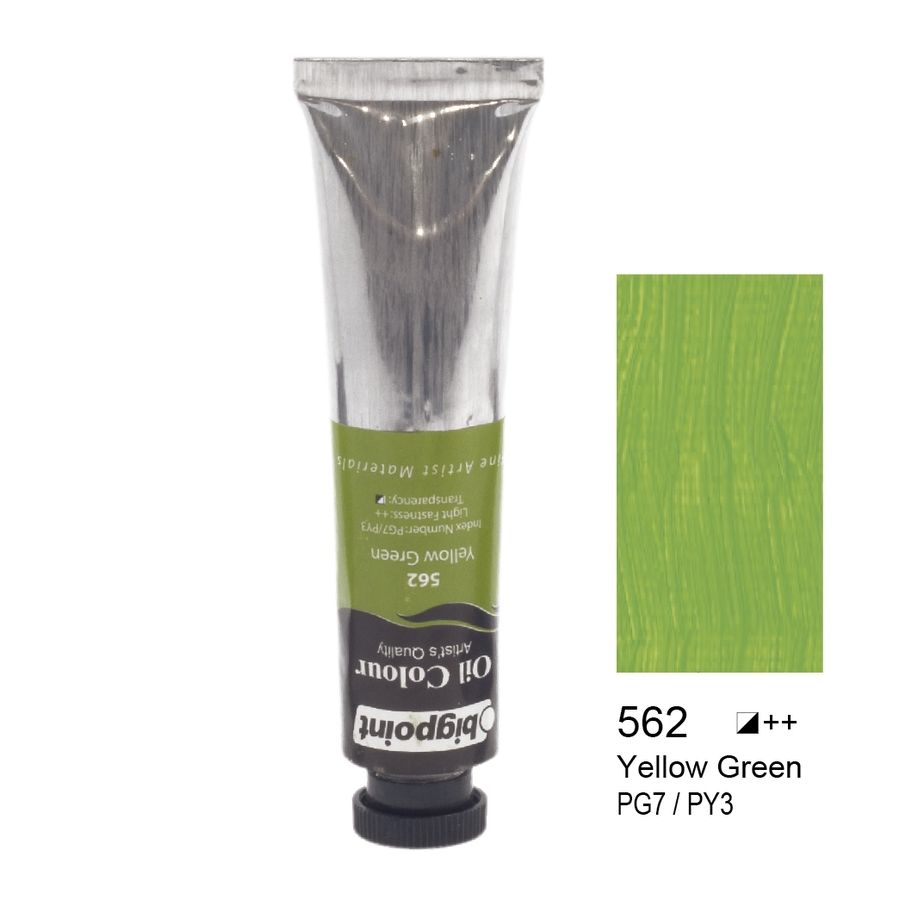 Bigpoint Yağlı Boya 45 ml Yellow Green 562 6'lı Kutu