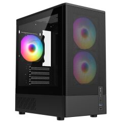 Frisby 550W (FC-8975B) 3X RGB Mesh Mini ITX Kasa