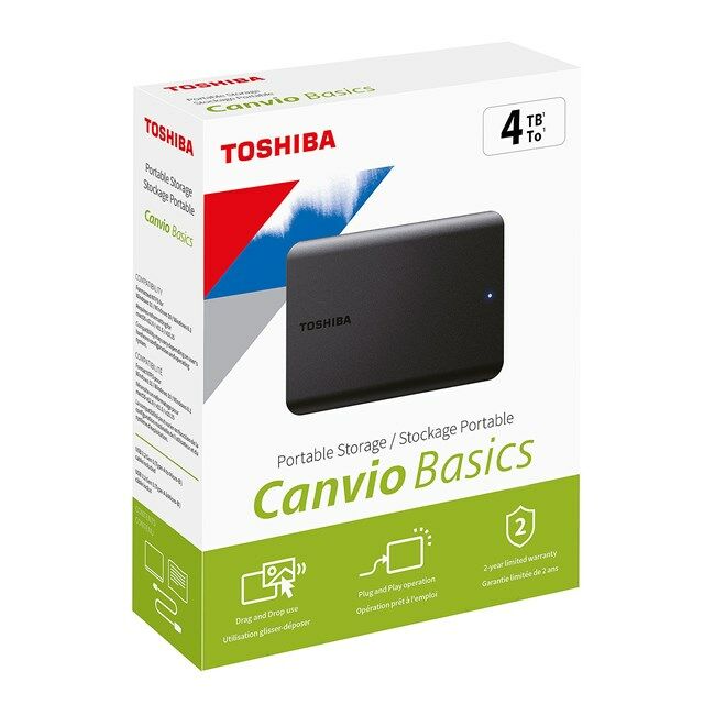 Toshiba Canvio Basic 4TB Usb 3.2 Gen1-HDTB540EK3CA