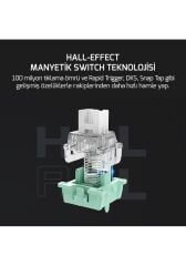 Gamepower Tirus HE80 8K RGB TKL Magnetic Switch Kablolu Oyuncu Klavyesi