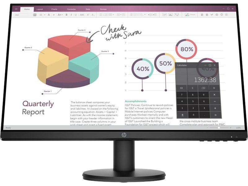 HP 23.8'' P24v G4 9TT78AA 5ms Vga Hdmi IPS