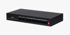 DAHUA PFS3010-8ET-65 8PORT 8XFE-2XFE 65W YÖNETİLEMEZ POE SWİTCH