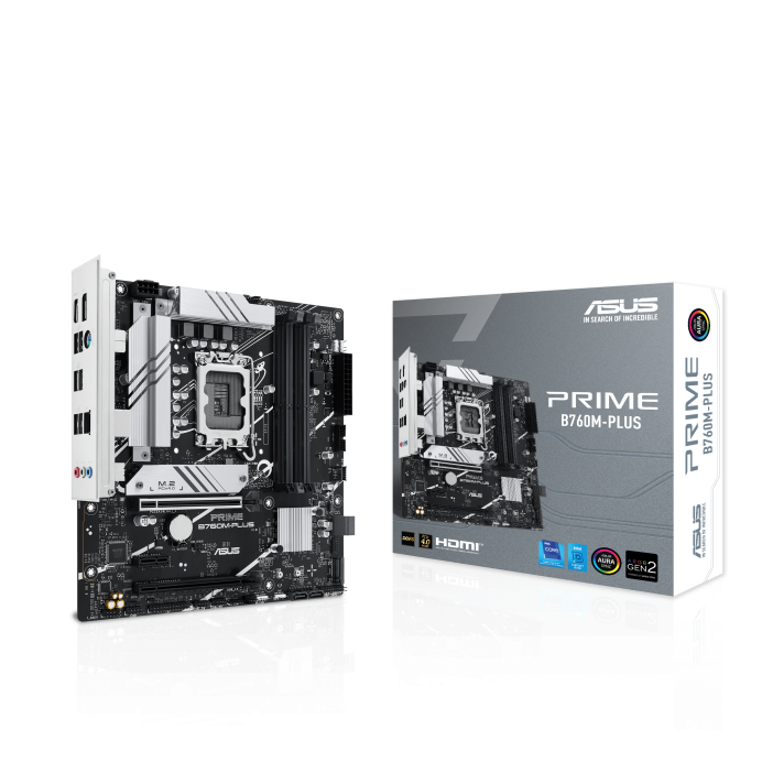 ASUS PRIME B760M-PLUS 7200+(OC) DP HDMI mATX 1700p