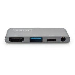 Digitus DA-70883 Type-C Mobile Docking Station 4P