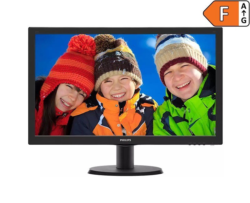 Philips 23.6'' 243V5QHABA/00 8ms Vga Dvi Hdmi Siyah