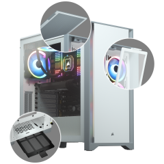 CORSAIR CC-9011199-WW 4000D WHITE KASA