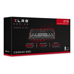 PNY XLR8 CS3040HS 2TB 5600/4300MB/s NVMe PCIe Gen4x4 M.2 Soğutuculu SSD Disk (M280CS3040HS-2TB-RB)