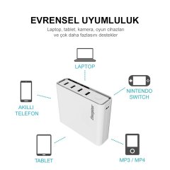 Energizer Ultimate XP20001PD 20000mAh 4x Output / Dual Input Ultra Hızlı Taşınabilir Şarj Cihazı + Type-C Laptops