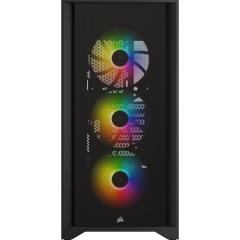 CORSAIR CC-9011204-WW 4000X iCUE RGB BLACK KASA