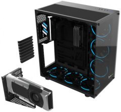 GamePower WARCRY ATX 6 * ARGB Sessiz Fan Temper Cam Gaming RGB Kontrolcüsü ve Uzaktan Kumanda Kasa (Psu Yok)