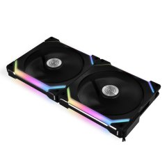Lian Li UNI Fan SL140 Black 2x140mm RGB PWM Siyah Kasa Fanı