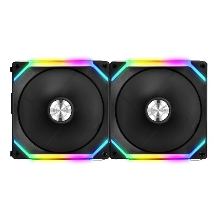 Lian Li UNI Fan SL140 Black 2x140mm RGB PWM Siyah Kasa Fanı