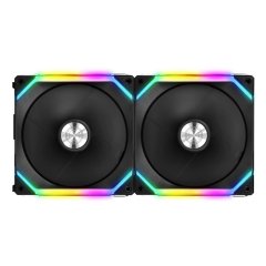 Lian Li UNI Fan SL140 Black 2x140mm RGB PWM Siyah Kasa Fanı