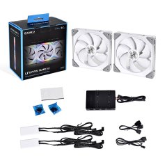 LIAN LI UNI FAN SL140 WHITE 2X140 MM RGB KASA FANI