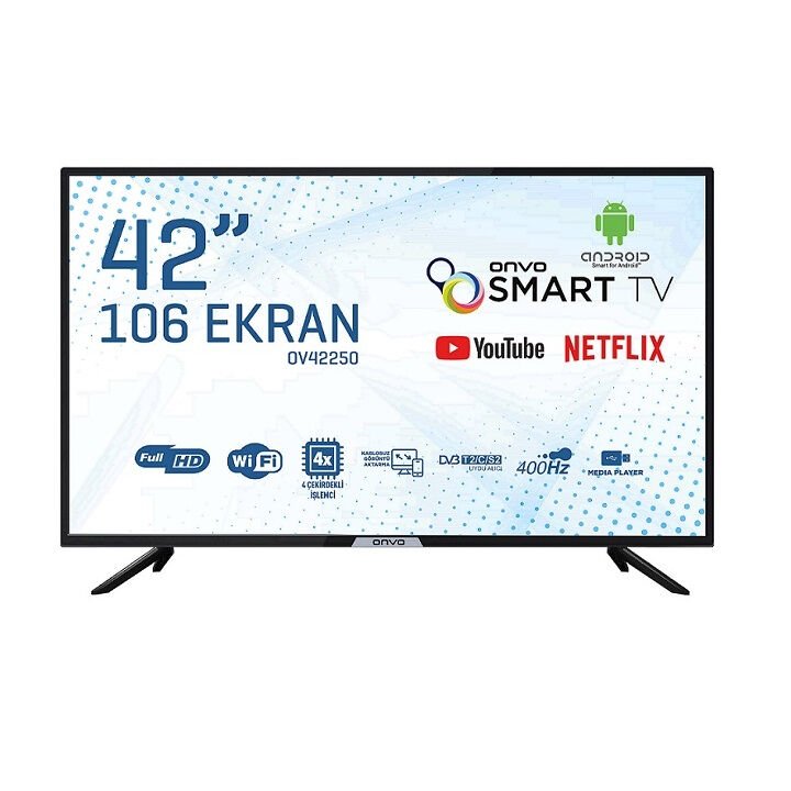 ONVO OV42250 42''  ANDROID FULL HD SMART LED TV