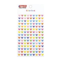 Bigpoint Sticker Renkli Kabartma Kalpler 15'li Paket