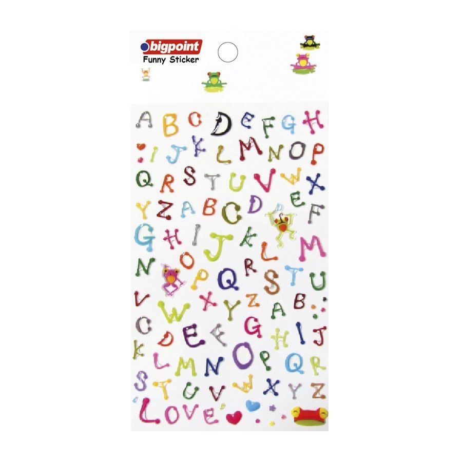 Bigpoint Sticker Baby Harfler 15'li Paket