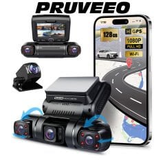 PRUVEEO D90-4CH FHD WI-FI GPS + 128GB SD KART KAME