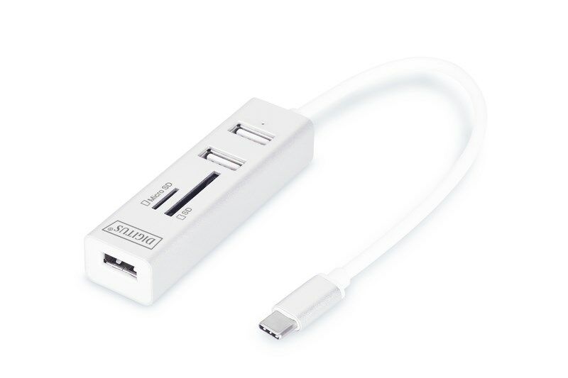 Digitus DA-70243 Type-C - 3xUSB2.0/Kart Okuyucu