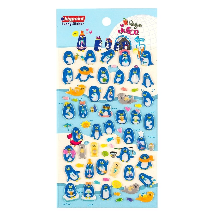 Bigpoint Sticker Penguenler 15'li Paket