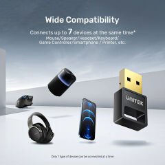UNITEK BLUETOOTH 5.3 MINI USB ADAPTÖR (B105B)