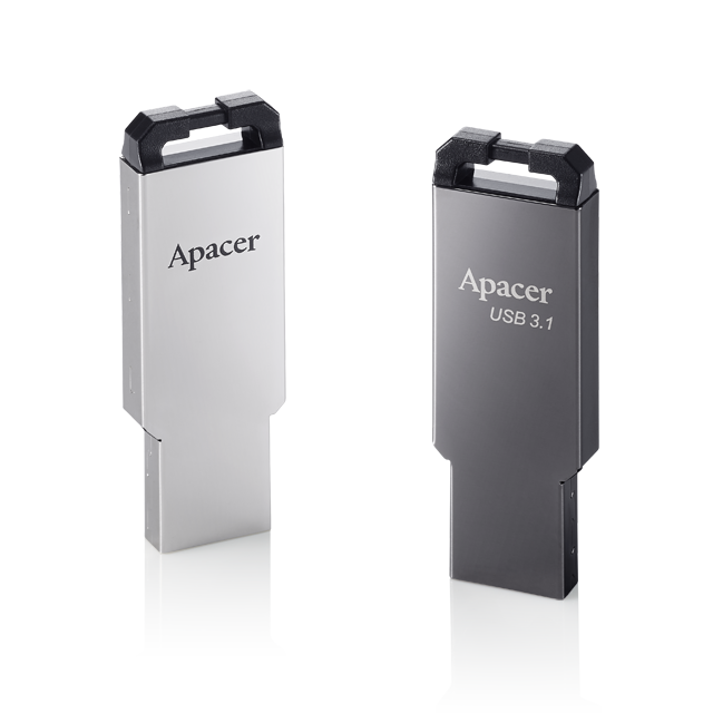 Apacer AH360 64 GB Metal Kasa USB 3.1 Gen1 Flash Bellek (AP64GAH360A-1)